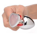 Booty Sparks Gemstones Rose Quartz Heart Anal Plug