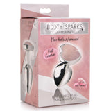 Booty Sparks Gemstones Rose Quartz Heart Anal Plug