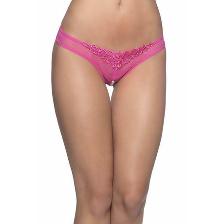 Crotchless Pearl Thong