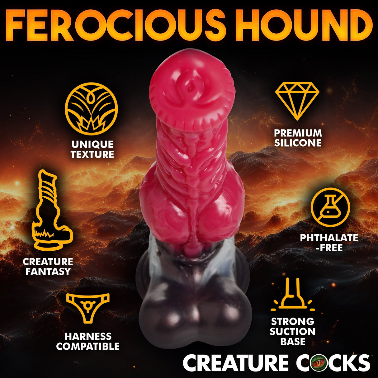 Cujo Canine Silicone Dildo