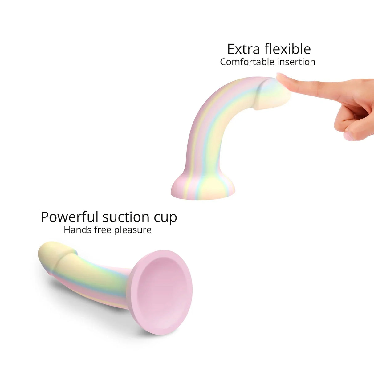 Dildolls 7 Inch Silicone Dildo for Harness