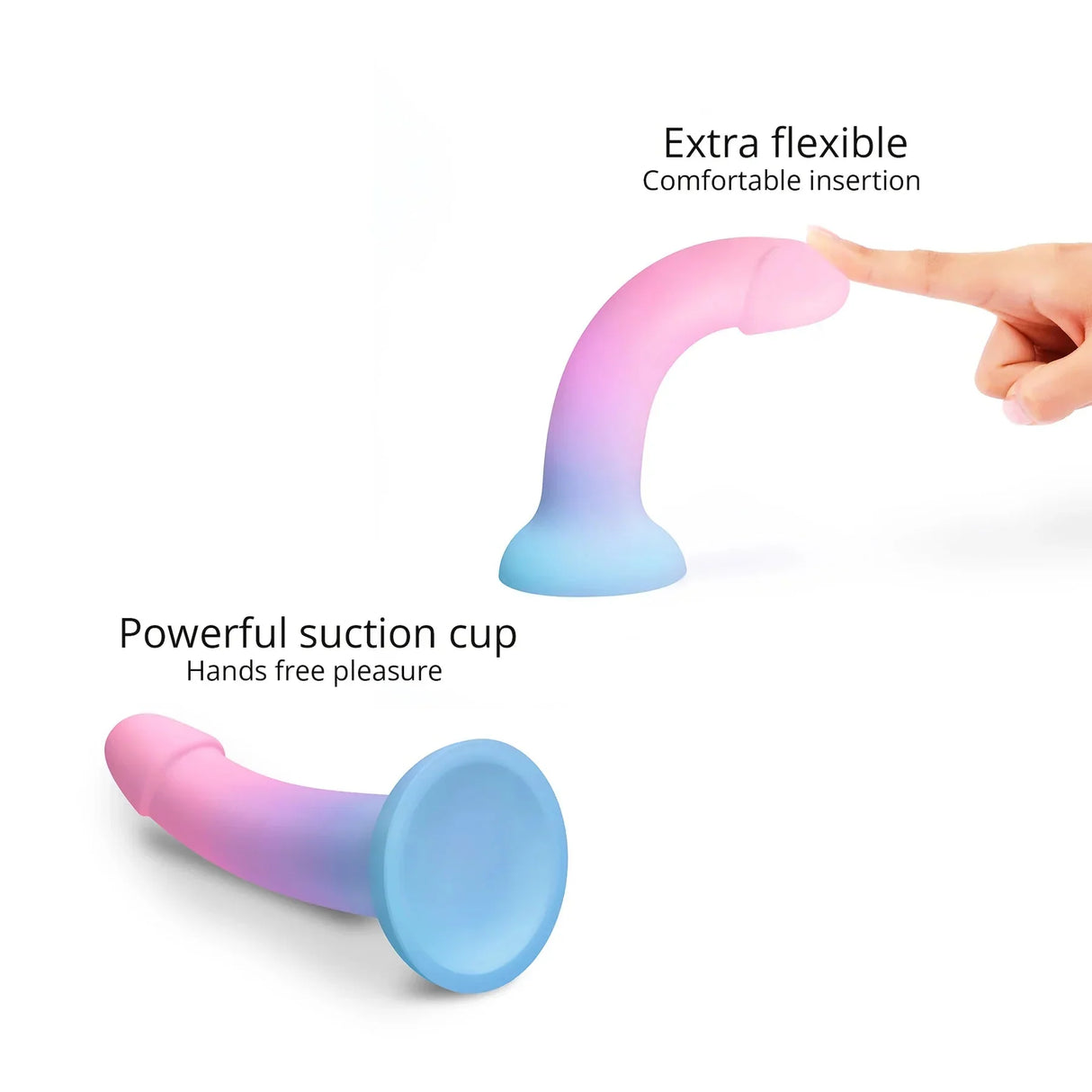 Dildolls 7 Inch Silicone Dildo for Harness