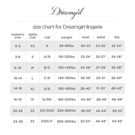 Dreamgirl Lace Crotchless Boyshort