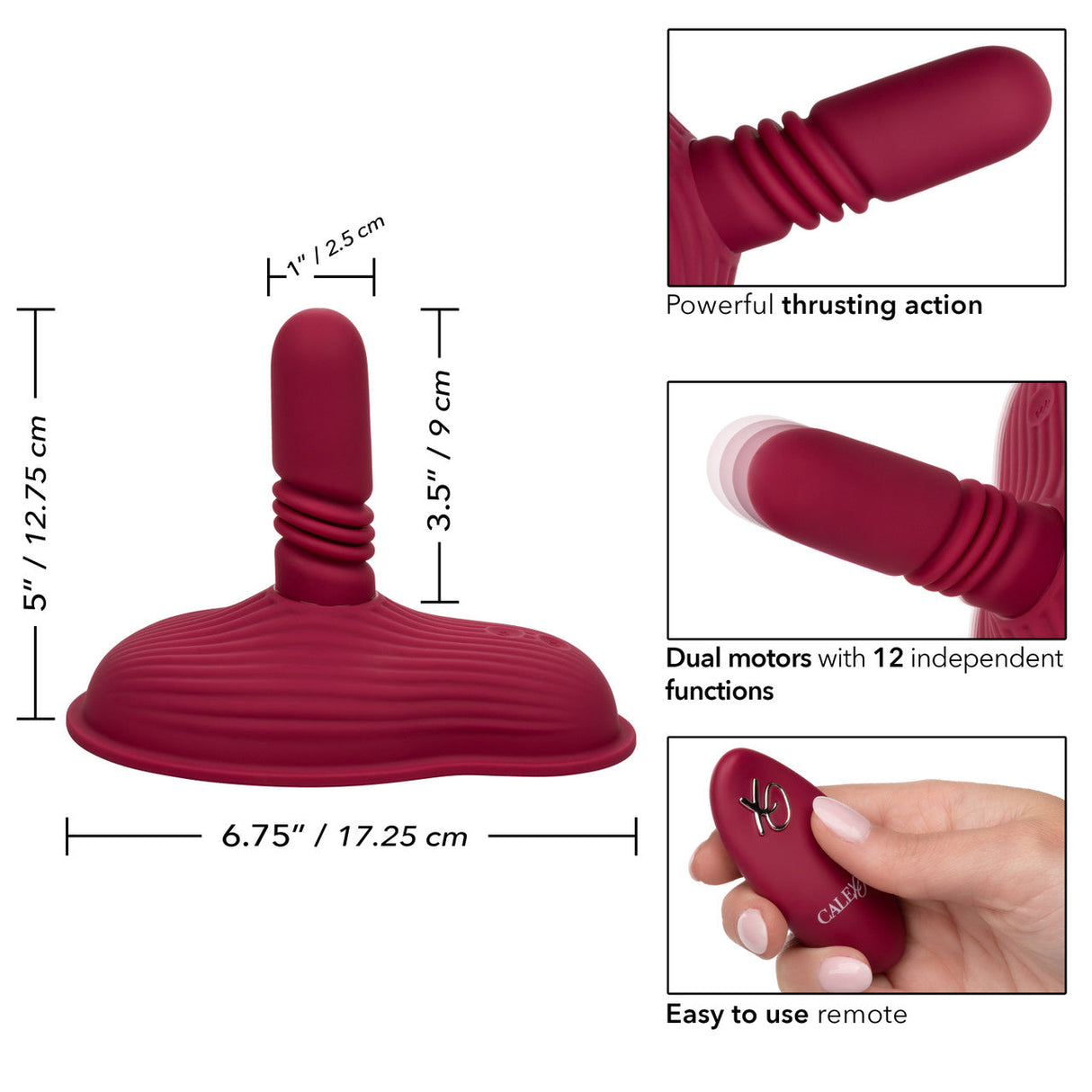 Dual Rider Remote Control Thrust and Grind Vibe