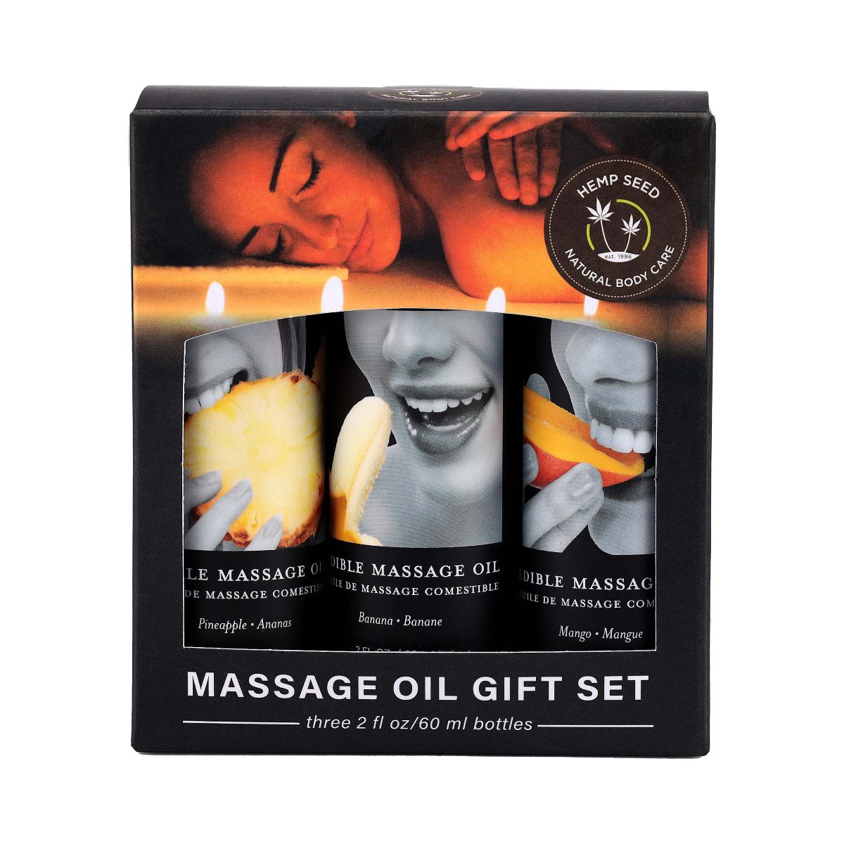 Earthly Body Edible Massage Oil Gift Set