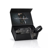 Easy Toys Fetish Faux Leather Collar with Leash