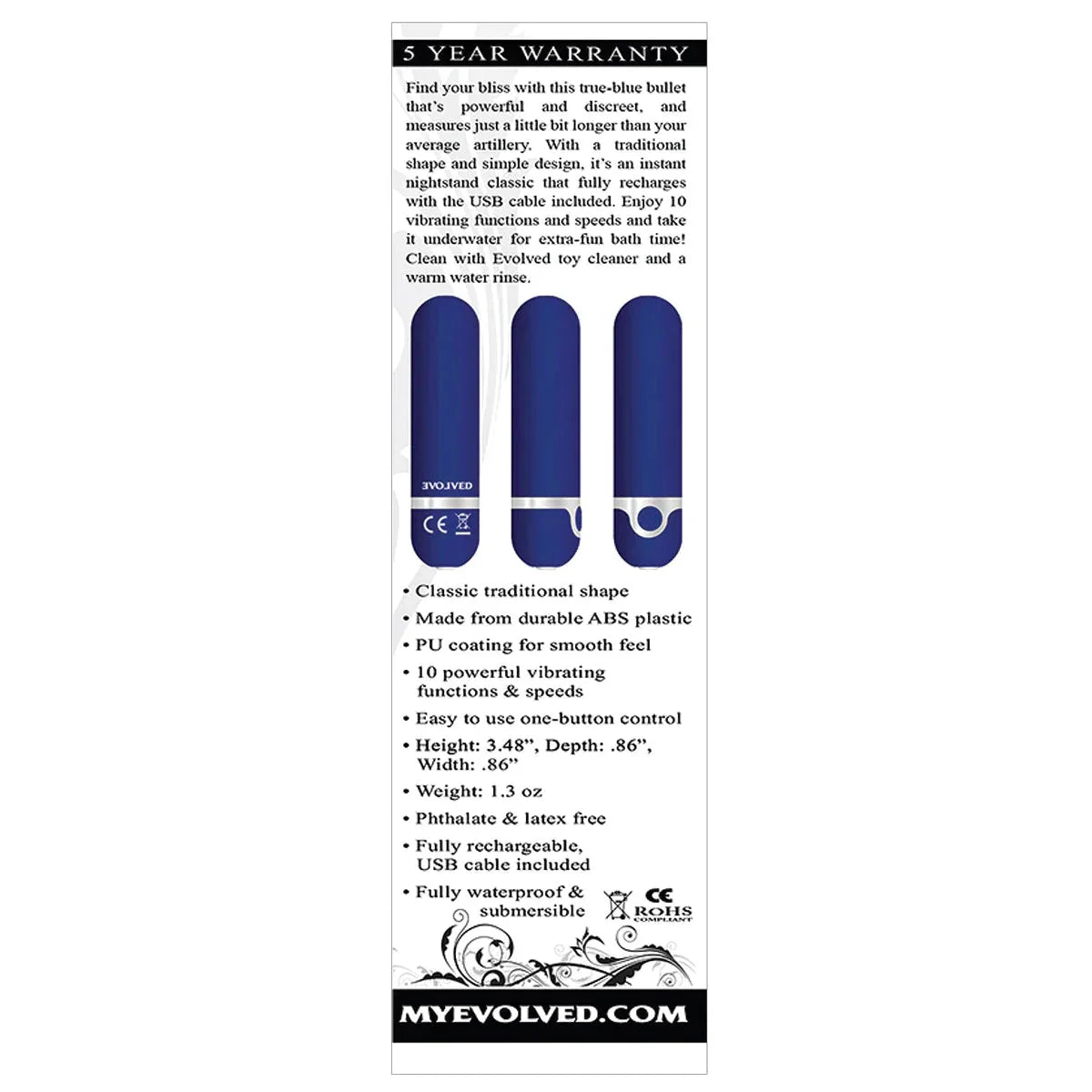 Rechargeable Bullet Vibrator