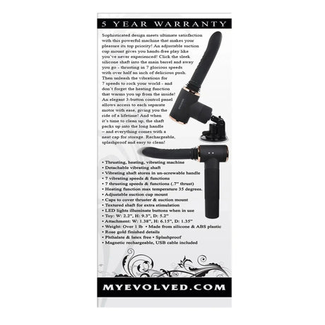 Too Hot To Handle Thrusting Machine