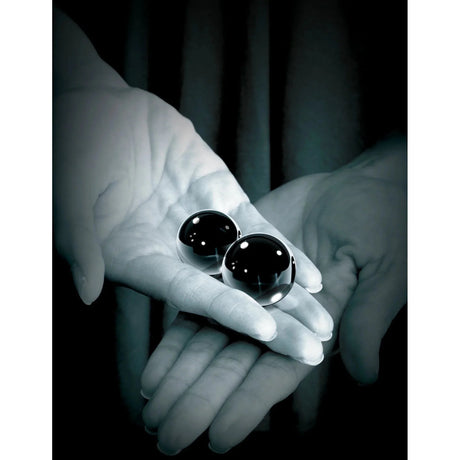 Fetish Fantasy Black Glass Ben Wa Balls