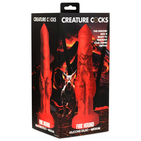 Fire Hound Silicone Dildo