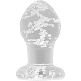 Firefly Clear Glass Plug - Glow