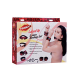Frisky Lacy Red 5 Piece Bondage Set