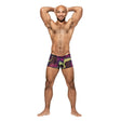 Galactic Sheer Poly Spandex Mini Short
