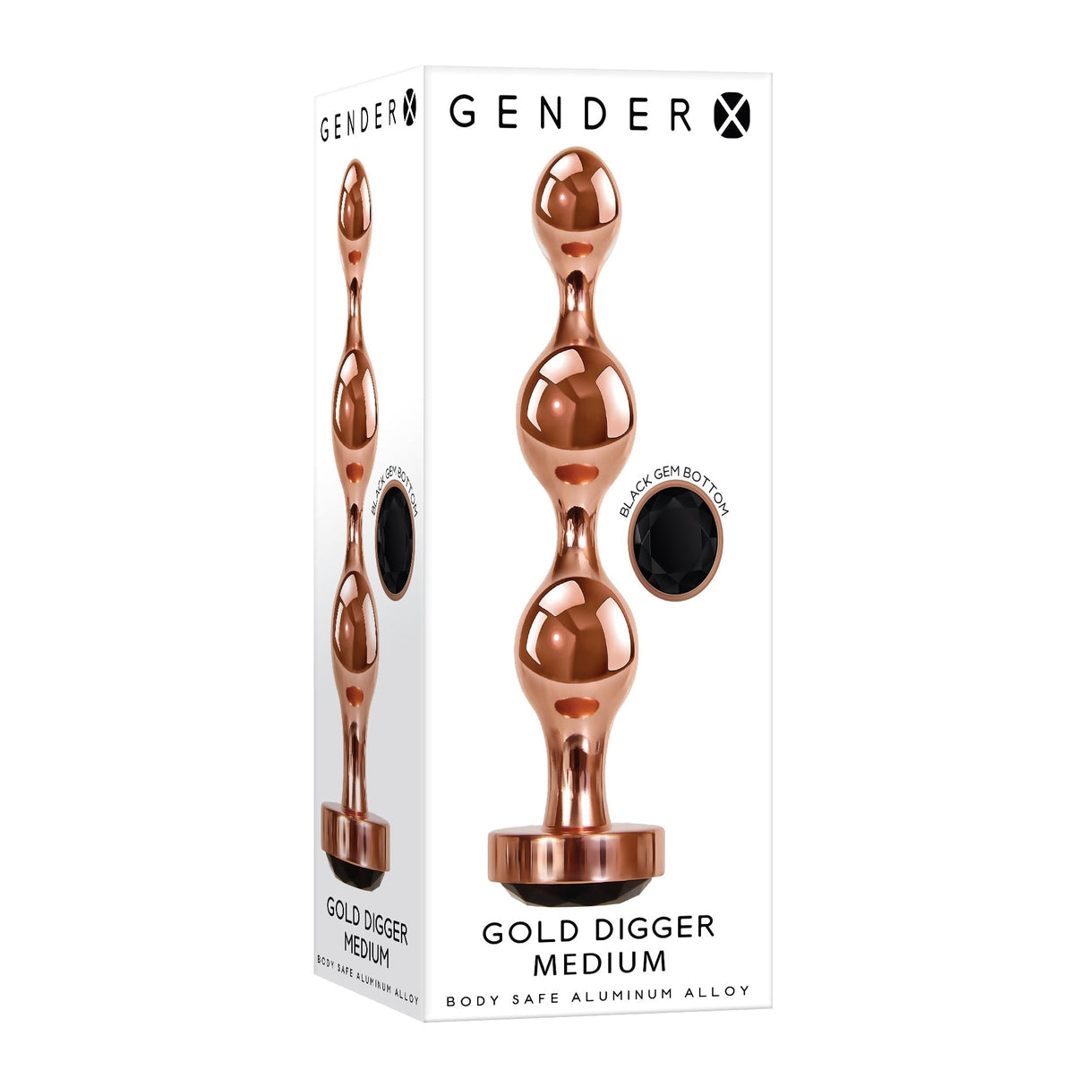 Gender X Gold Digger Beaded Plug