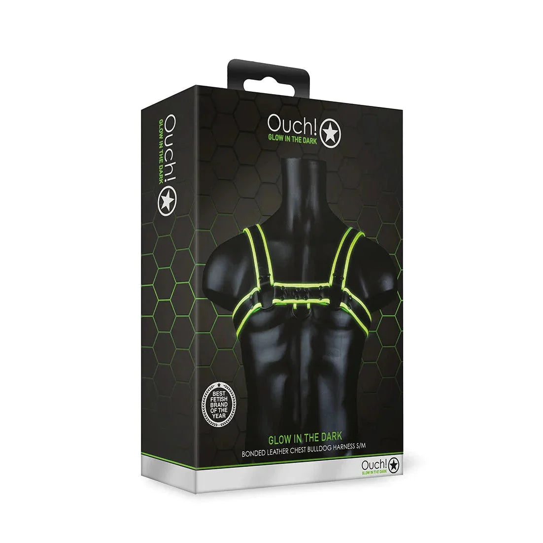 Glow In The Dark Chest Bulldog Harness