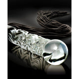 Icicles No. 38 Hand Blown Glass Whip