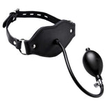 Inflatable Locking Penis Pump Gag