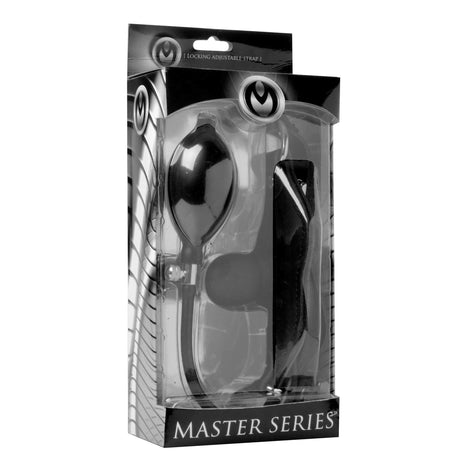 Inflatable Locking Penis Pump Gag