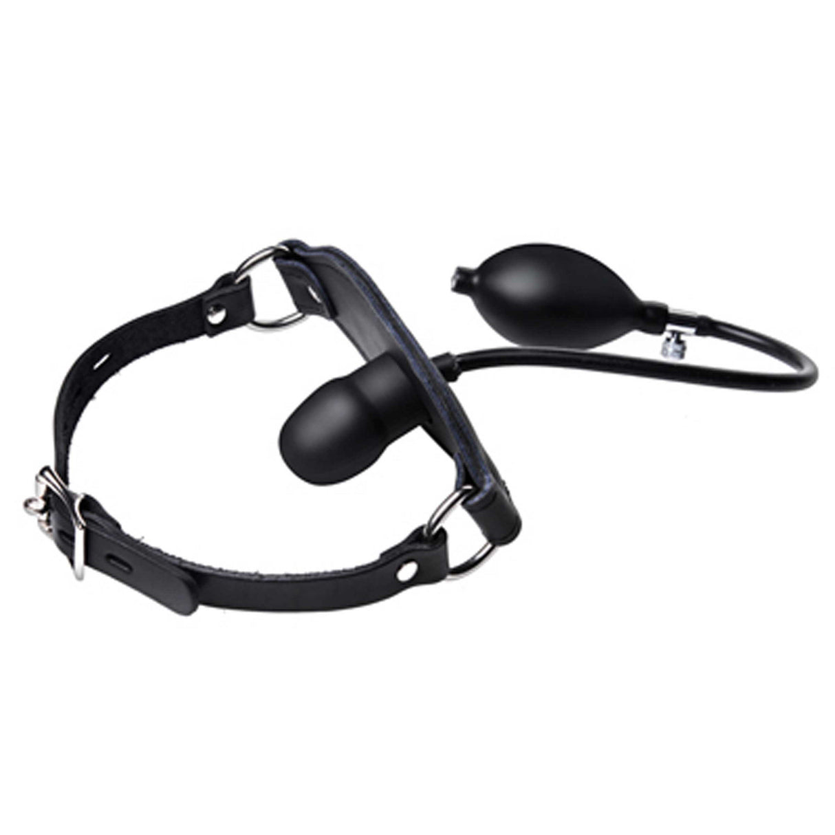 Inflatable Locking Penis Pump Gag