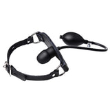 Inflatable Locking Penis Pump Gag