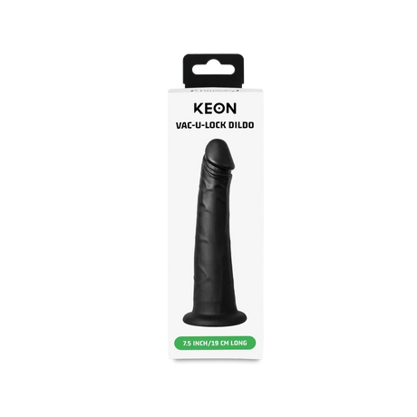KIIROO Keon Black Vac-U-Lock Dildo
