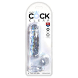 King Cock Clear Dildo with Balls