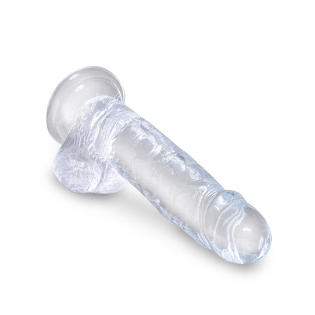 King Cock Clear Dildo with Balls