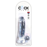 King Cock Clear Dildo with Balls