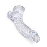 King Cock Clear Dildo with Balls