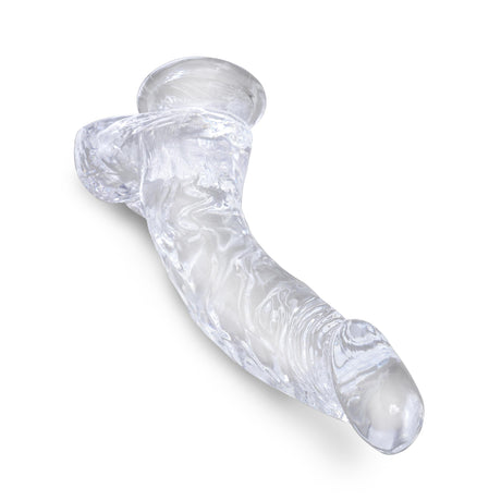 King Cock Clear Dildo with Balls