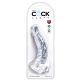 King Cock Clear Dildo with Balls