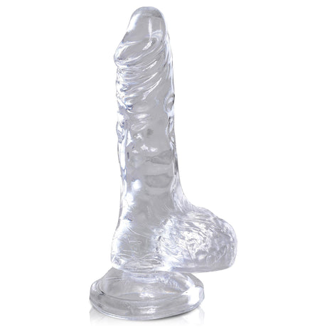 King Cock Clear Dildo with Balls