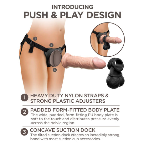 King Cock Deluxe Silicone Body Dock Kit