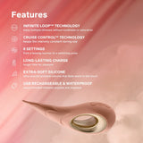 LELO DOT Cruise Clitoral Pinpoint Silicone Rechargeable Vibrator
