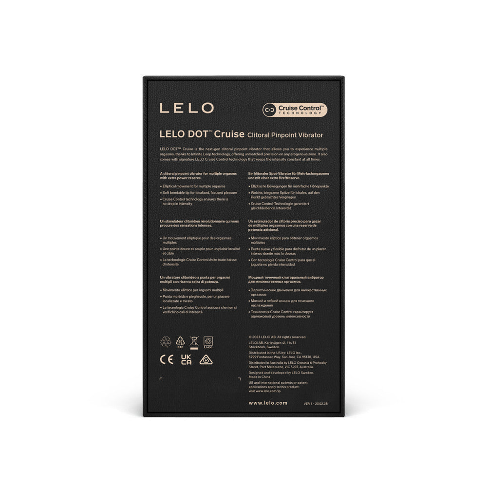 LELO DOT Cruise Clitoral Pinpoint Silicone Rechargeable Vibrator