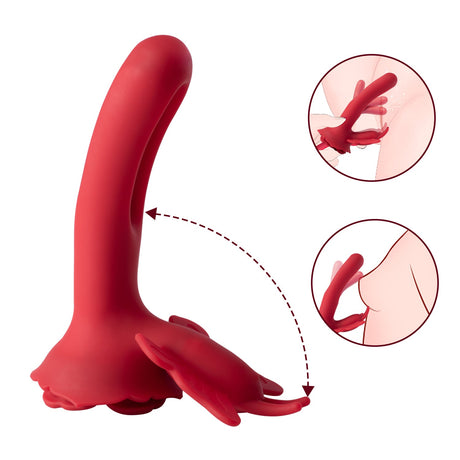 Layla Rosy Butterfly Clit Stimulator