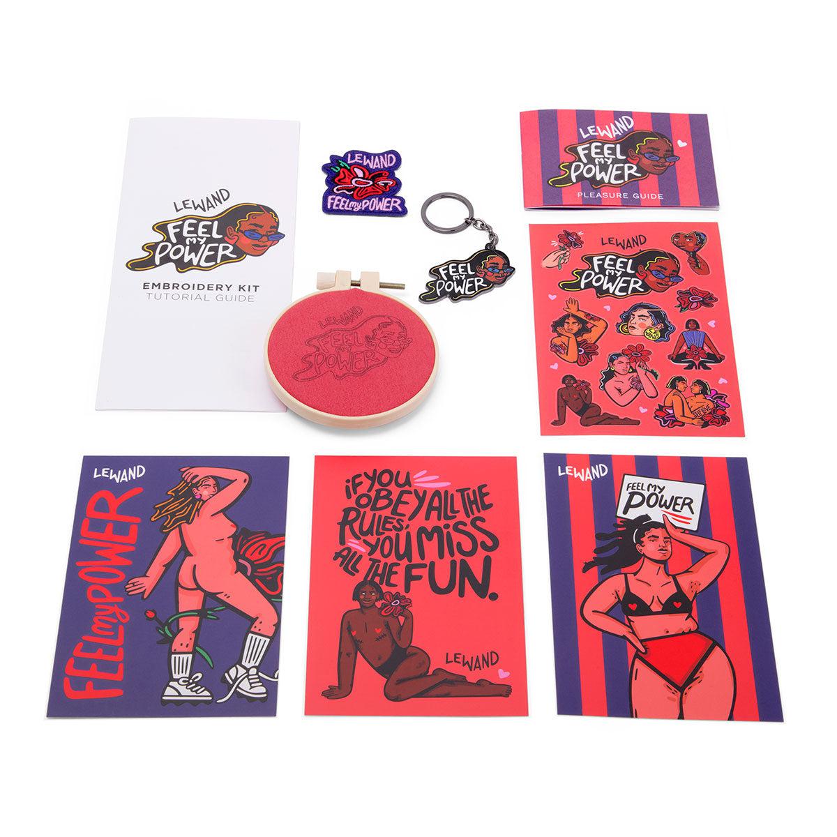 Le Wand Feel My Power Rechargeable Wand Vibrator