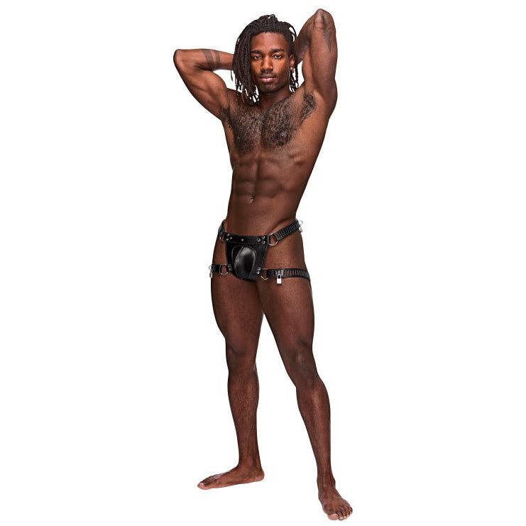 Leather Scorpio Thong