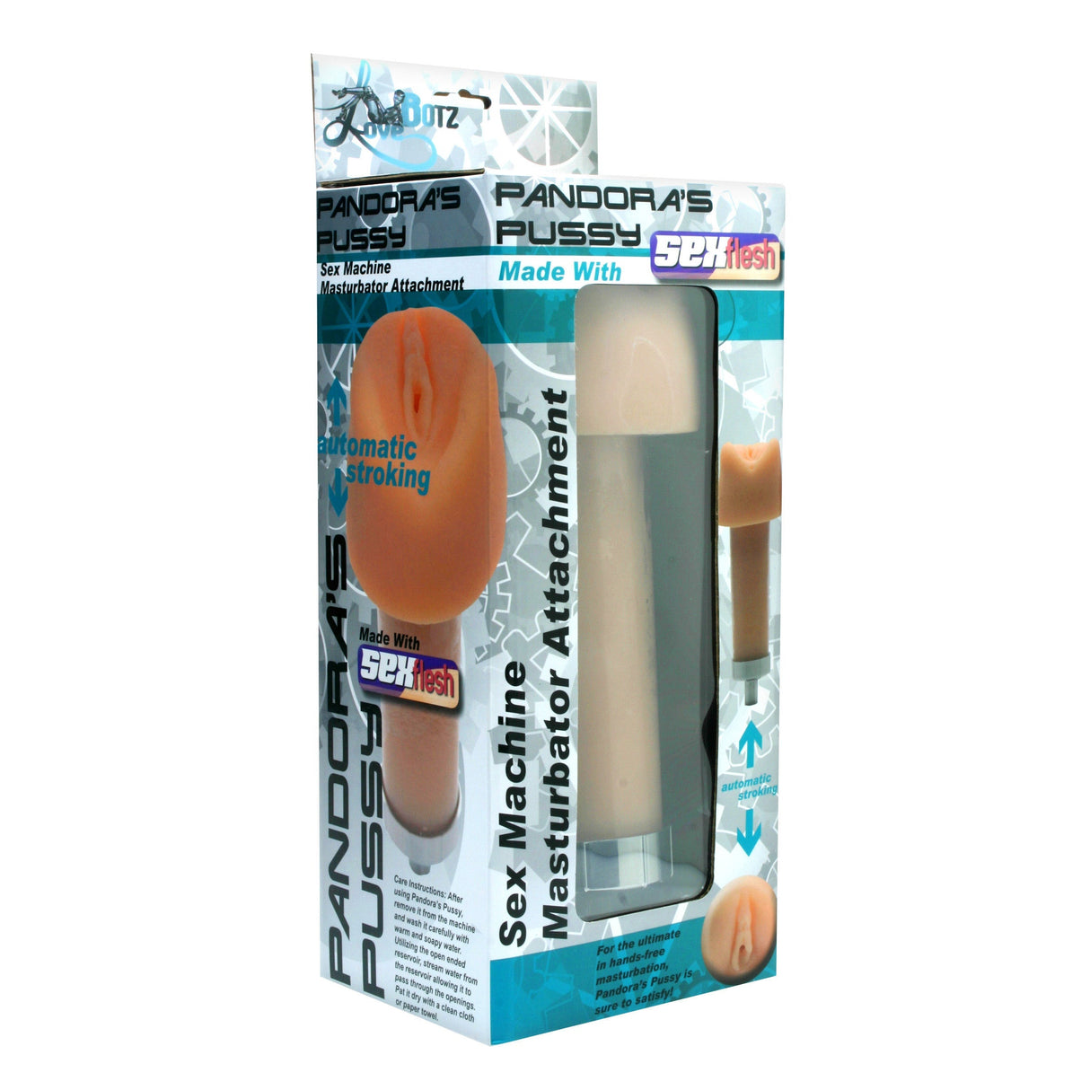 LoveBotz Pandoras Pussy Sex Machine Masturbator Attachment