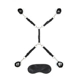 Lux Fetish 7 Piece Bed Spreader Restraint System