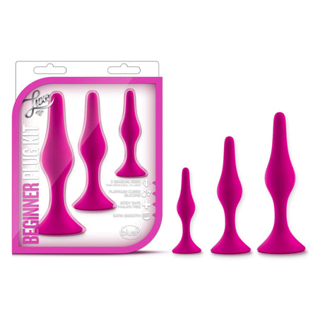 Luxe Beginner Silicone Butt Plug Kit