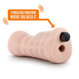 M for Men Angie Vibrating Mouth Stroker Masturbator