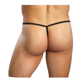 Male Power Posing Strap Thong with Animal Print