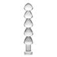 Master Series Drops Anal Links Glass Dildo