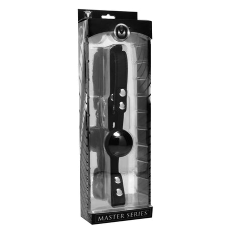 Master Series Hush Locking Silicone Ball Gag