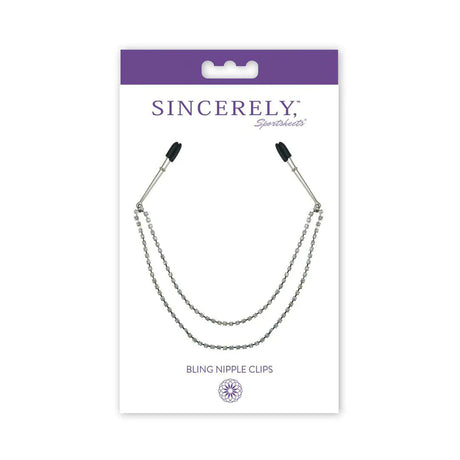 Midnight Bling Nipple Clips