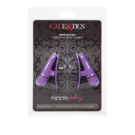 Nipple Play Nipplettes Wireless Vibrating Nipple Clamps