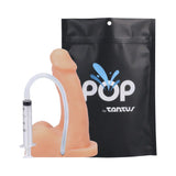POP N' Play Squirting Packer Dildo - Cream