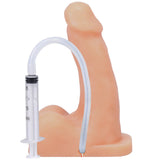 POP N' Play Squirting Packer Dildo - Cream