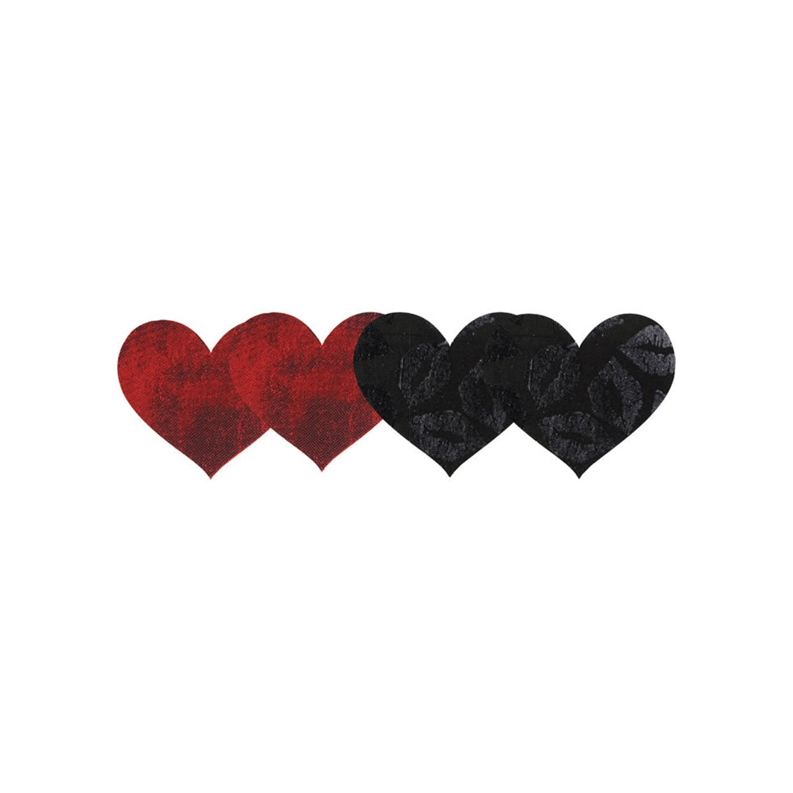 Peekaboos Stolen Kisses Hearts Self Adhesive Pasties
